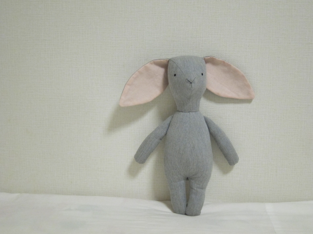 うさこちゃんを正面から撮影した写真